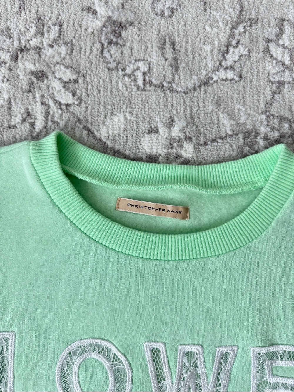 Christopher Kane S/S14 Runway Cut Out Lace 'FLOWER' Sweatshirt - Made in Italy - Picture 4 of 7